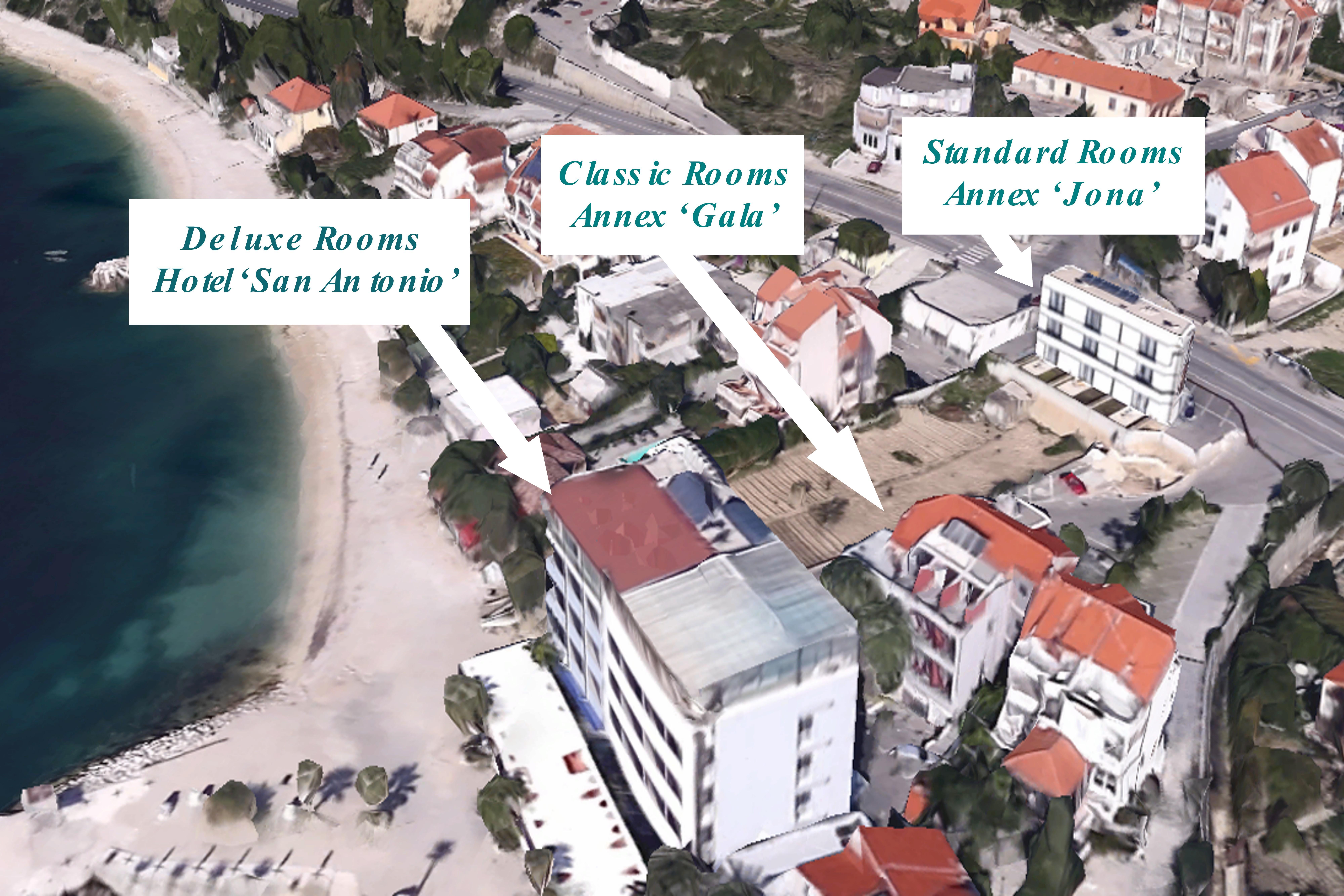 Hotel San Antonio Podstrana Dış mekan fotoğraf